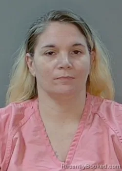 Mugshot of Ashley Danielle Cooper booked in Georgetown County, South Carolina on March 12, 2026