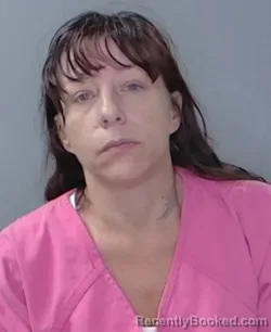 Mugshot of Amber Lynn Daniels booked in Georgetown County, South Carolina on October 14, 2026