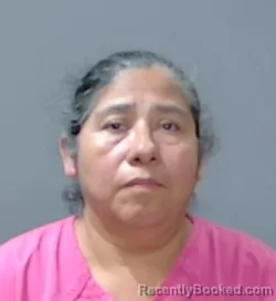 Mugshot of Martha Gonzalez Diaz booked in Georgetown County, South Carolina on May 15, 2026