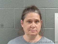 Mugshot of CHRISTINA BROWN booked in Izard County, Arkansas on April 3, 2026