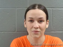 Mugshot of Emily Davis booked in Izard County, Arkansas on August 15, 2026