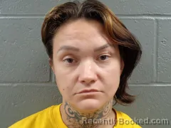 Mugshot of Victoria Watts booked in Izard County, Arkansas on August 31, 2026