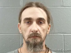 Mugshot of Aaron Anstine booked in Izard County, Arkansas on September 21, 2026