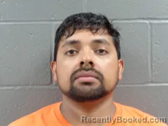 Mugshot of Ezequiel Dominguez booked in Izard County, Arkansas on October 21, 2026