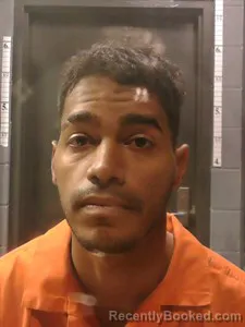 Mugshot of Angel Antonio David Ortiz booked in Johnson County, Arkansas on April 28, 2026