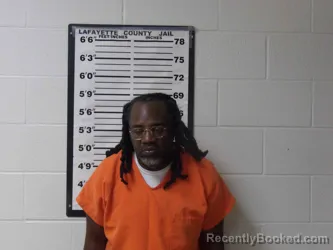 Mugshot of CARDETRIC BOX booked in Lafayette County, Arkansas on April 17, 2026