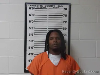 Mugshot of CALVON D BEASLEY booked in Lafayette County, Arkansas on April 14, 2026