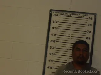 Mugshot of Jose Enrique booked in Lafayette County, Arkansas on August 25, 2026