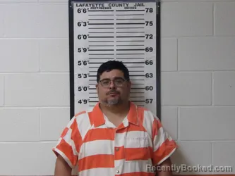 Mugshot of CAVAZOS FRIAGA booked in Lafayette County, Arkansas on April 19, 2026