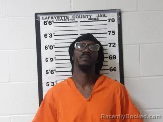 Mugshot of Kevon Goodrum booked in Lafayette County, Arkansas on October 6, 2026