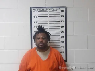 Mugshot of Reginald Jackson booked in Lafayette County, Arkansas on August 28, 2026