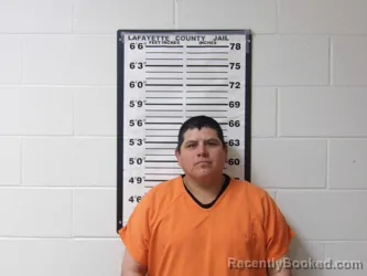 Mugshot of OMAR LARA booked in Lafayette County, Arkansas on April 22, 2026