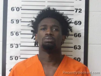 Mugshot of MARKAVIYON S SANDERS booked in Lafayette County, Arkansas on July 22, 2026