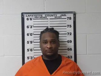 Mugshot of DAMIEN WALKER booked in Lafayette County, Arkansas on March 25, 2026