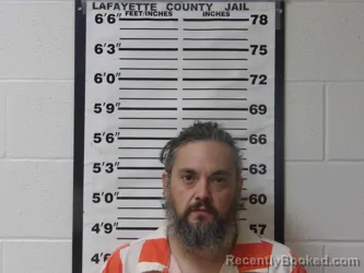 Mugshot of JUSTIN D WARD booked in Lafayette County, Arkansas on April 18, 2026