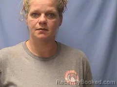 Mugshot of CRYSTAL ADAMS booked in Logan County, Arkansas on June 19, 2026