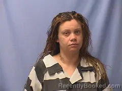 Mugshot of BRITTENY ALLEN booked in Logan County, Arkansas on July 15, 2026