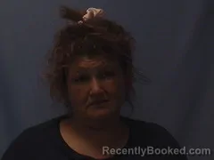 Mugshot of Audrey Buckner booked in Logan County, Arkansas on August 20, 2026