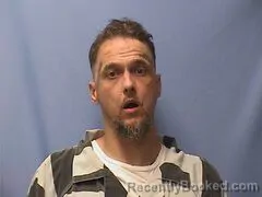 Mugshot of William Barnes booked in Logan County, Arkansas on October 5, 2026