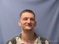 Mugshot of Alexander Mason booked in Logan County, Arkansas on October 16, 2026