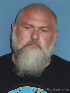 Mugshot of Jackie Edward Hubbard booked in Lonoke County, Arkansas on May 12, 2026