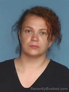 Mugshot of Emma Rose Merriweather booked in Lonoke County, Arkansas on May 13, 2026