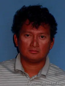 Mugshot of Alfonso Bacilio Diaz booked in Lonoke County, Arkansas on September 29, 2026