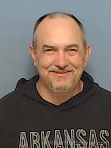 Mugshot of Robert Mcvay Johnson booked in Madison County, Arkansas on March 29, 2026