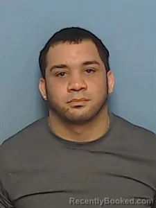 Mugshot of Getse Andres Rivera Arroyo booked in Madison County, Arkansas on April 3, 2026