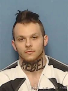 Mugshot of Austin Doudand Hunter booked in Madison County, Arkansas on May 29, 2026