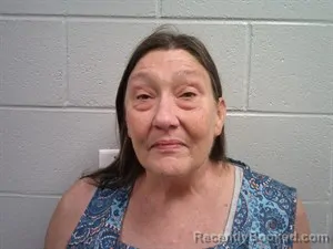 Mugshot of Brenda Arline Coffey booked in Madison County, Arkansas on July 1, 2026