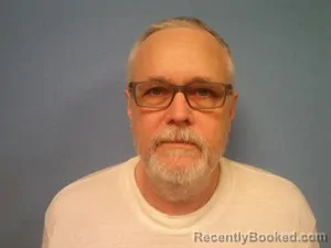 Mugshot of Lorne Willard Scoggins booked in Madison County, Arkansas on August 26, 2026