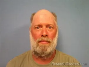 Mugshot of Christopher Lee Brewer booked in Madison County, Arkansas on October 16, 2026