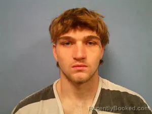 Mugshot of Kolton Cole Coggins booked in Madison County, Arkansas on October 23, 2026