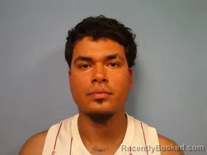 Mugshot of Edenilson Alexander Bolanos Vargas booked in Madison County, Arkansas on October 27, 2026