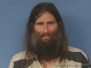 Mugshot of John Matthew Jacobs booked in Newton County, Arkansas on April 20, 2026