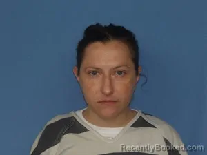 Mugshot of Destiny Leah Latham booked in Newton County, Arkansas on May 9, 2026