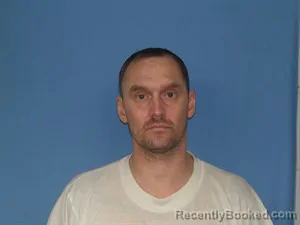 Mugshot of Ryan Applegate booked in Newton County, Arkansas on May 11, 2026