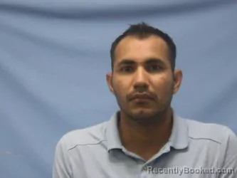 Mugshot of JOSUE MILITON PINEDA-GARCIA booked in Pope County, Arkansas on April 11, 2026