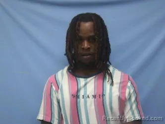 Mugshot of Bria'jheron Kentvious Jones booked in Pope County, Arkansas on August 18, 2026