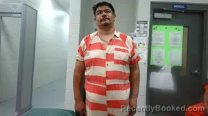 Mugshot of Donaciano Trejo-Calderon booked in Prairie County, Arkansas on September 14, 2026