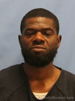 Mugshot of Damien Banks booked in Pulaski County, Arkansas on October 2, 2026