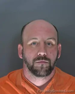 Mugshot of David Louis Doucette booked in Horry County, South Carolina on August 9, 2026