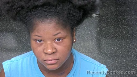 Mugshot of Jalen Jalindria Nicole Arthur booked in Horry County, South Carolina on August 14, 2026