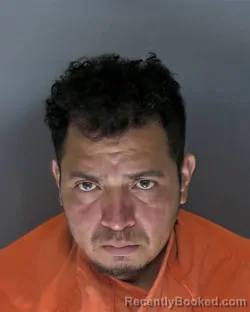 Mugshot of Jorge Reinel Mejia-Ponce booked in Horry County, South Carolina on August 14, 2026