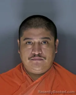 Mugshot of Hugo Charli Lopez Espinoza booked in Horry County, South Carolina on August 18, 2026