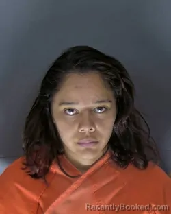 Mugshot of Alma Yesenia Cuellar Alfaro booked in Horry County, South Carolina on August 20, 2026