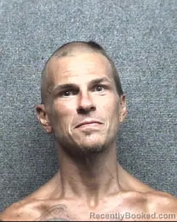 Mugshot of Christopher Lee Skeens booked in Horry County, South Carolina on August 21, 2026
