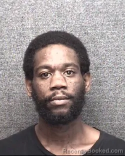 Mugshot of Demonte Lemar Patrick booked in Horry County, South Carolina on August 14, 2026