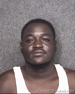 Mugshot of Dajuan Latrell Robinson booked in Horry County, South Carolina on August 8, 2026